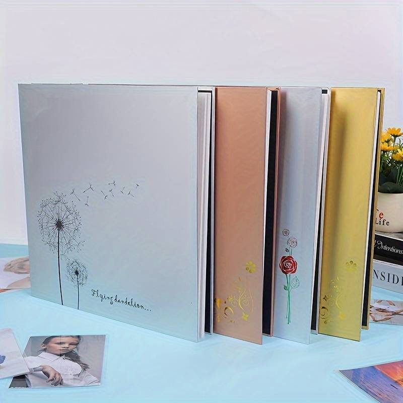 Photo Album Commemorative Album Large Capacity Diy Self - Temu